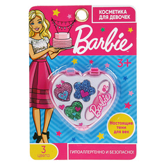 Палетка МИЛАЯ ЛЕДИ Косметика для девочек Barbie тени, Сердце