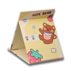 ILIKEGIFT Зеркало настольное "Cute bear" yellow