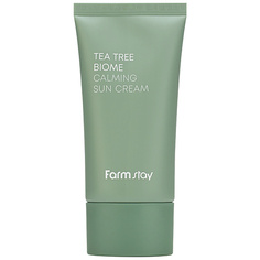 Солнцезащитный крем для лица FARMSTAY Крем для лица солнцезащитный с экстрактом чайного дерева Tea Tree Biome Calming Sun Cream SPF50+/PA++++