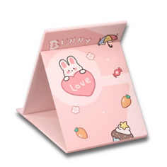 ILIKEGIFT Зеркало настольное "Love bunny" pink