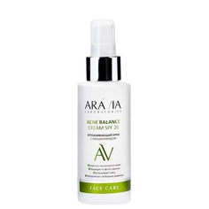 Крем для лица ARAVIA LABORATORIES Крем успокаивающий с ниацинамидом SPF 20 Acne Balance Cream