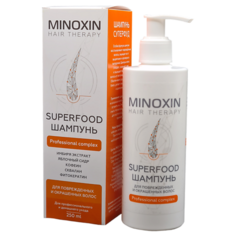 Шампунь для волос МИНОКСИН Шампунь для поврежденных и окрашенных волос Superfood 250.0