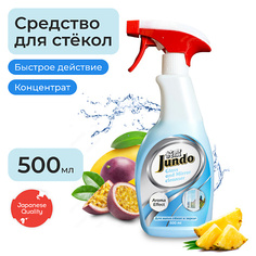 Средство для мытья окон JUNDO Концентрированное средство для мытья стекол, пластика и зеркал Active foam с ароматом фруктов 500