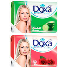 Мыло твердое DOXA Мыло туалетное BEAUTY SOAP Роза, Огурец 480