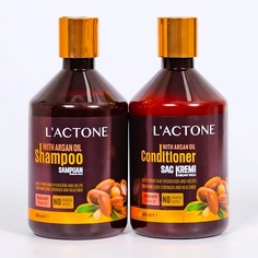 Набор для ухода за волосами LACTONE Набор: Шампунь для волос Argan Oil + Кондиционер для волос Argan Oil L'actone