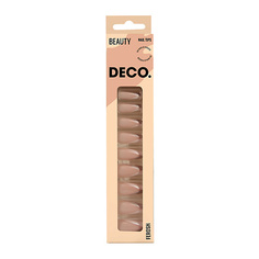 Накладные ногти DECO. Набор накладных ногтей FEROSH sparkle french