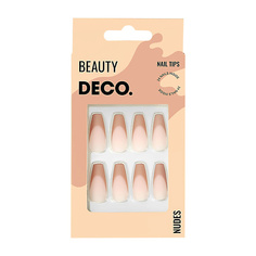 Для ногтей DECO. Набор накладных ногтей NUDES french