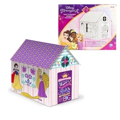 Набор для творчества ND PLAY Игрушка картонная Домик-раскраска Принцессы