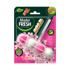 подвесной блок для унитаза MASTER FRESH Подвесной блок для унитаза DUO EFFECT 5в1 GOLD (САКУРА) 1