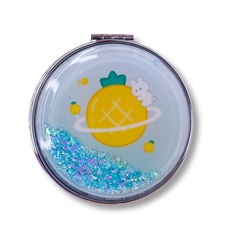 ILIKEGIFT Зеркало складное "Fuit pineapple blue" с увеличением