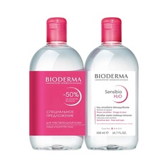 BIODERMA Мицеллярная вода для очищения нормальной и чувствительной кожи лица Sensibio H2O 1000.0
