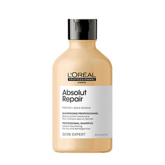 Шампунь для волос LOREAL PROFESSIONNEL Восстанавливающий шампунь для сухих и поврежденных волос Absolut Repair 300 L'Oreal
