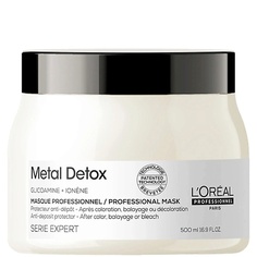 Маска для волос LOREAL PROFESSIONNEL Восстанавливающая маска для волос после осветления и окрашивания Metal Detox 500.0 L'Oreal