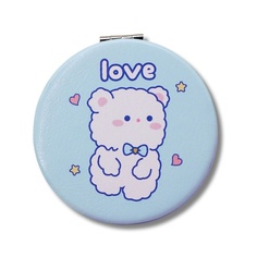 ILIKEGIFT Зеркало складное "Cute love blue" с увеличением