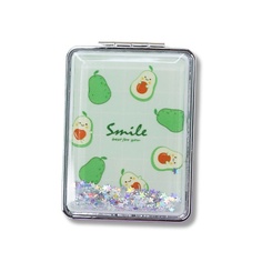 ILIKEGIFT Зеркало складное "Sparkles avocado many" с увеличением