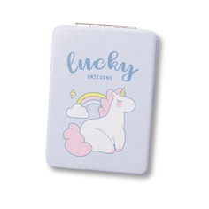 ILIKEGIFT Зеркало складное "Unicorn lucky blue" с увеличением