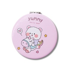 ILIKEGIFT Зеркало складное "Yummy unicorn pink" с увеличением