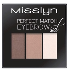 Тени для бровей MISSLYN Набор для бровей Perfect match eyebrow set