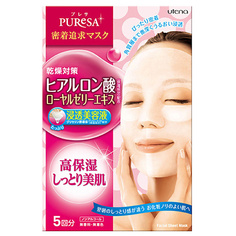 Маска для лица UTENA "Puresa" Увлажняющая маска с гиалуроновой кислотой и маточным молочком 120