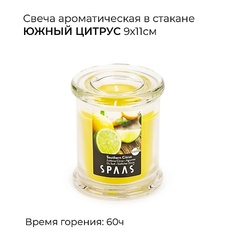 SPAAS Свеча ароматическая в стакане Южный цитрус 1