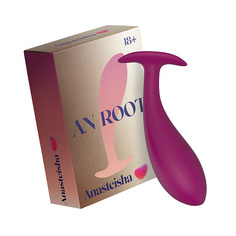 Стимулятор ANASTEISHA Анальная пробка AN Root со стопером для ношения