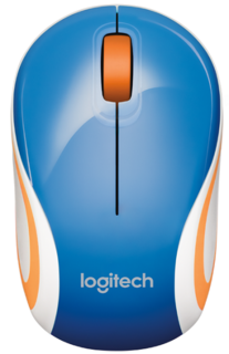 Мышь Wireless Logitech Mini M187 910-002733 blue, USB