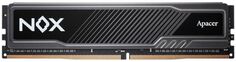 Модуль памяти DDR4 32GB Apacer AH4U32G32C282MBAA-1 NOX Black Gaming PC4-25600 3200MHz CL16 1.35V Heat Sink (Retail) 2048*8
