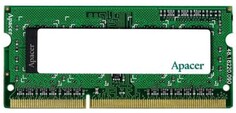 Модуль памяти SODIMM DDR3 2GB Apacer 78.A2GD8.4010C 1333MHz CL9 1.5V 204-pin