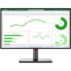 Монитор 27" Lenovo ThinkVision P27q-30 63A2GCR1CS 2560x1440, 4 ms, 300 кд/м2, 1000:1, 178°/178°, IPS, 16:9, 60Hz, DP-i, DP-out, HDMI, 5*USB 3.2, VESA