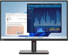 Монитор 27" Lenovo ThinkVision T27p-30 63A9GCR1CB 3840x2160, 4ms, 350 кд/м2, 1300:1, 178°/178°, IPS, 16:9, 60Hz, DP, HDMI, USB Type-C, 4*USB 3.2, RJ-4