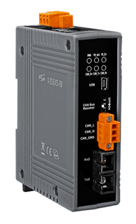Преобразователь ICP DAS I-2533CS-FD CR CAN/CAN FD to Single-mode Fiber Bridge; 1 (30 km) single-mode, SC connector (RoHS)
