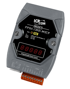 Преобразователь ICP DAS PPDS-720D-MTCP CR Programmable Device Server with PoE, Modbus Gateway, 1 RS-232 port, 1 RS-485 port and an L