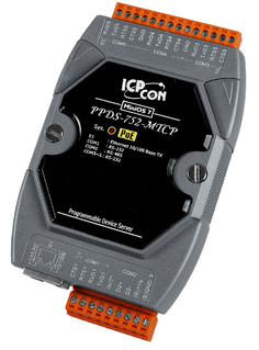 Преобразователь ICP DAS PPDS-752-MTCP CR Programmable Device Server with PoE, Modbus Gateway, 4 RS-232 ports and 1 RS-485 port