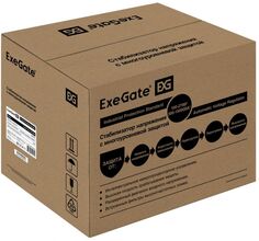 Стабилизатор напряжения Exegate Expert AS-8000 EX291726RUS (8000ВА, вход 140-260В, цветной дисплей, выход 220В±8%, КПД 98%, 5 уровней защиты, задержка