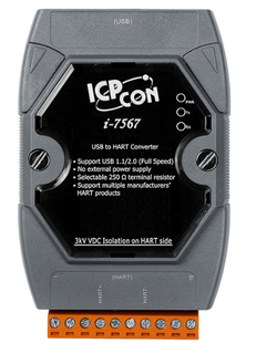 Преобразователь ICP DAS I-7567 CR USB To HART Converter (Gray Cover) (RoHS)
