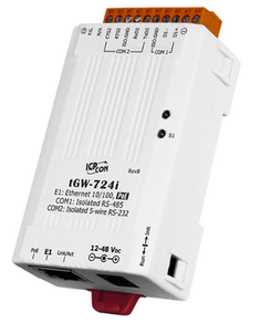 Преобразователь ICP DAS tGW-724i Tiny Modbus/TCP to RTU/ASCII Gateway with PoE and 1 Isolated RS-232 and 1 Isolated 485 Ports (RoHS)