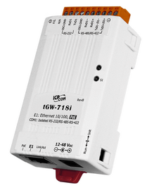 Преобразователь ICP DAS tGW-718i Tiny Modbus/TCP to RTU/ASCII Gateway with PoE and 1 Isolated RS-232/422/485 Port (RoHS)