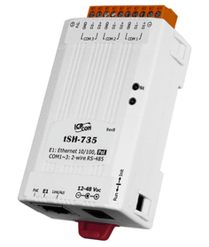 Преобразователь ICP DAS tSH-735 Tiny Serial Port Sharer with PoE and 3 RS-485 Ports (RoHS)