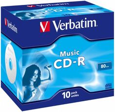 Диск CD-R Verbatim 43365 700Mb 16x Jewel case (10шт)