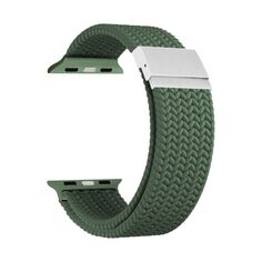 Ремешок на руку Lyambda DSN-18-40-DG плетеный нейлоновый для Apple Watch 38/40/41 mm green