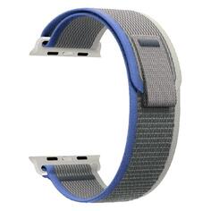 Ремешок на руку Lyambda DSN-25-40-GR нейлоновый для Apple Watch 38/40/41 mm grey/blue