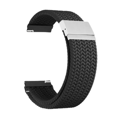 Ремешок на руку Lyambda DSN-13-22-BK плетеный нейлоновый для часов 22 mm black