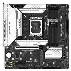 Материнская плата mATX MAXSUN Terminator Z790M D5 (LGA1700, Z790, 4*DDR5 (7000), 4*SATA 6G RAID, 5*M.2, 2*PCIE, 2.5Glan, HDMI, DP, USB Type-C, 4*USB 3