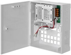 Блок питания Smartec ST-PS108BPS-WT 12 VDC/ 8 A; 220 VAC; пластиковый корпус 195х228х77 мм (место для аккумулятора 7 Ач), белый