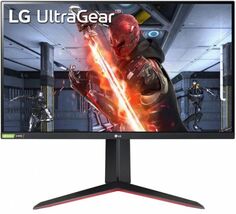 Монитор 27" LG 27GN65R-B IPS, 1920x1080, 144Hz, 1ms, 178°/178°, 300 cd/m, 100,000,00, регулировка по высоте