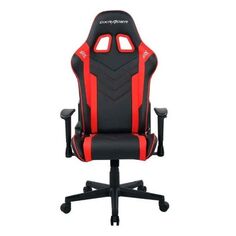 Кресло игровое DxRacer OH/P132/NR экокожа, чёрно-красное, регулируемый угол наклона, Топ-Ган