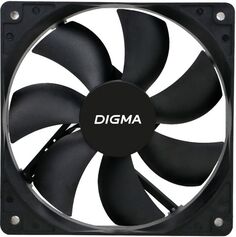 Вентилятор для корпуса Digma DFAN-120-7 120x120x25mm 3-pin 4-pin (Molex)23dB 73gr Ret