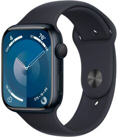 Часы Apple Watch S9 45mm MR993 Midnight Aluminium Case with Midnight Sport Band - S/M