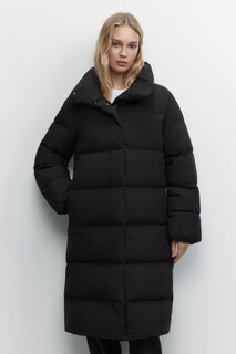пальто женское Пуховик удлиненный на натуральном утеплителе Befree