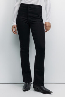 брюки джинсовые женские Джинсы клеш облегающие с высокой посадкой Befree